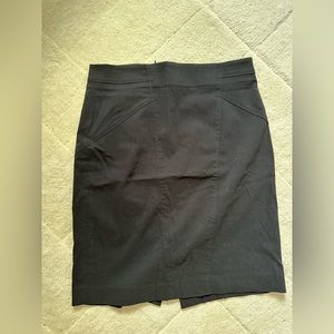 Le Elliott Lauren midi length black skirt